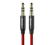 Baseus Kabel Audio Jack 3,5 - Jack 3,5 Baseus Yiven 1m czerwony CAM - 1379443 - zdjęcie 1